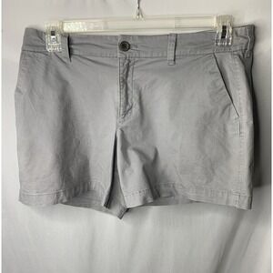 OLD‎ NAVY Everyday Short Gray Stretch women size 10  pockets Chino